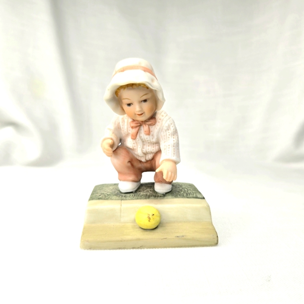 Being Careful Baby Figurine, Roger Brown.